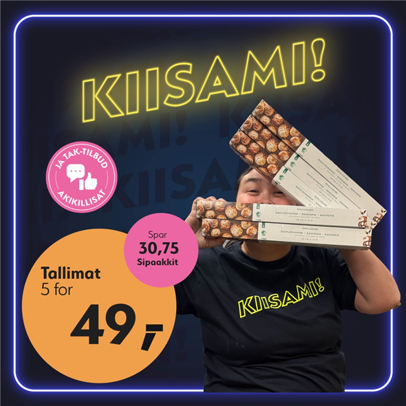 ÄM bagepapir 10M  ‼️‼️MALUGIUK AATSAAT TALLIMANNGORNEQ 30.10.2026 AASASSAAMMATA - bemærk det skal først afhentes fredag den 30.10.2026‼️‼️