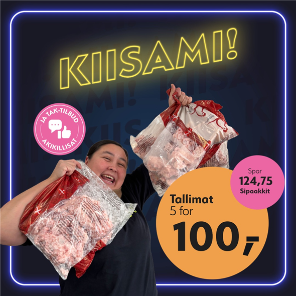 Kyllingemix 1kg ‼️‼️MALUGIUK AATSAAT TALLIMANNGORNEQ 30.10.2026 AASASSAAMMATA - bemærk det skal først afhentes fredag den 30.10.2026‼️‼️
