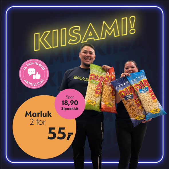 BIG BAG CHIPS ‼️‼️MALUGIUK AATSAAT TALLIMANNGORNEQ 30.10.2026 AASASSAAMMATA - bemærk det skal først afhentes fredag den 30.10.2026‼️‼️