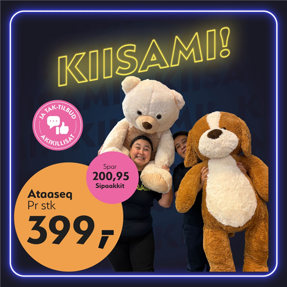 Kæmpe bamser 130cm ‼️‼️MALUGIUK AATSAAT TALLIMANNGORNEQ 30.10.2026 AASASSAAMMATA - bemærk det skal først afhentes fredag den 30.10.2026‼️‼️