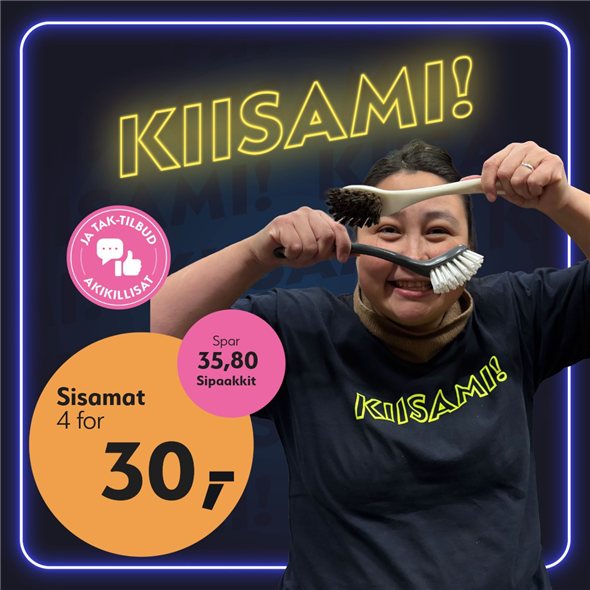 CCH opvaskebørste ‼️‼️MALUGIUK AATSAAT TALLIMANNGORNEQ 30.10.2026 AASASSAAMMATA - bemærk det skal først afhentes fredag den 30.10.2026‼️‼️