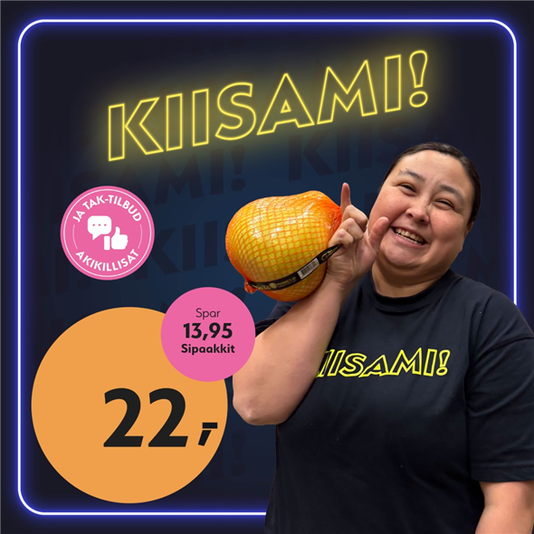 Pomelo ‼️‼️MALUGIUK AATSAAT TALLIMANNGORNEQ 30.10.2026 AASASSAAMMATA - bemærk det skal først afhentes fredag den 30.10.2026‼️‼️