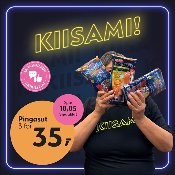 Polaretti frys selv is ‼️‼️MALUGIUK AATSAAT TALLIMANNGORNEQ 30.10.2026 AASASSAAMMATA - bemærk det skal først afhentes fredag den 30.10.2026‼️‼️
