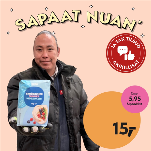 COOP SUKKER 1 KG