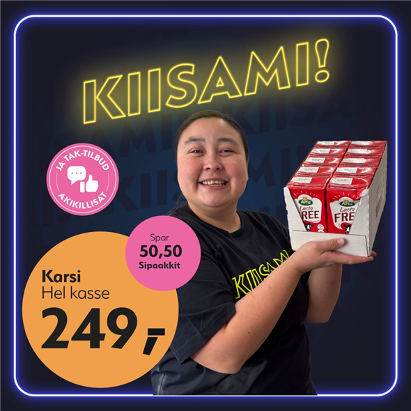 Laktosefri piskefløde 36% ‼️‼️MALUGIUK AATSAAT TALLIMANNGORNEQ 30.10.2026 AASASSAAMMATA - bemærk det skal først afhentes fredag den 30.10.2026‼️‼️