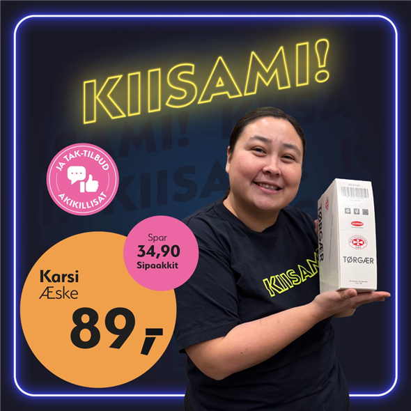 Tørgær 11,8g ‼️‼️MALUGIUK AATSAAT TALLIMANNGORNEQ 30.10.2026 AASASSAAMMATA - bemærk det skal først afhentes fredag den 30.10.2026‼️‼️