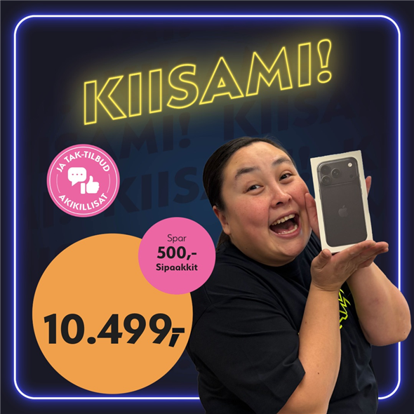 Apple iPhone 18 pro 256gb  ‼️‼️MALUGIUK AATSAAT TALLIMANNGORNEQ 30.10.2026 AASASSAAMMATA - bemærk det skal først afhentes fredag den 30.10.2026‼️‼️